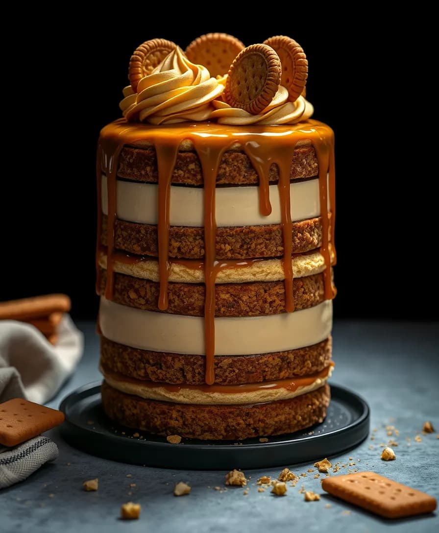 Stand-in photograph: Biscoff Loaded Sponge